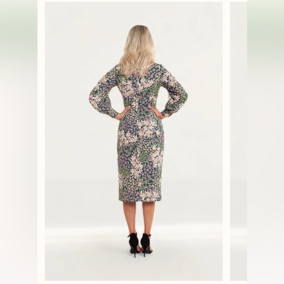 NEVER FULLY DRESSED HIGH NECK FLORAL, size 2 - Picture 4 of 10